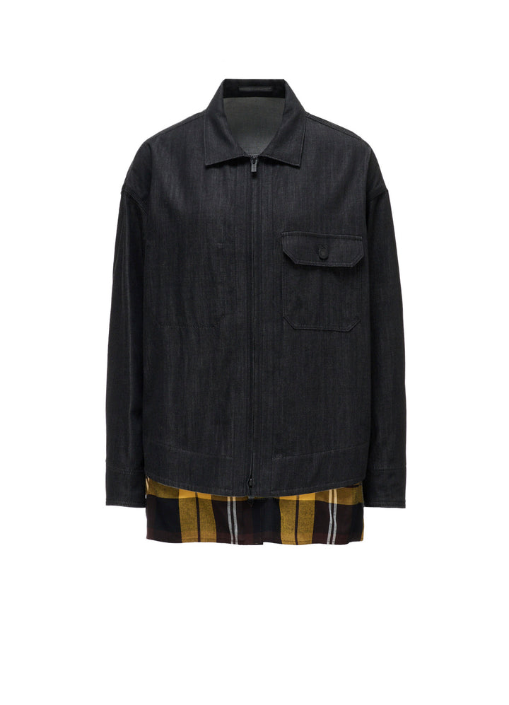 CHECK BLOUSON