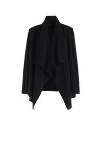 Ta/Pe CREPE DE CHINE FRONT DRAPED DETAIL JACKET