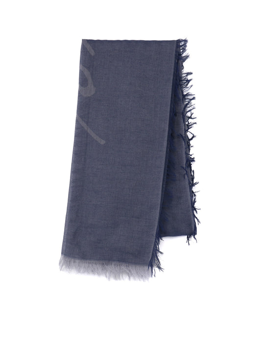 COTTON JACQUARD SIGNATURE STOLE