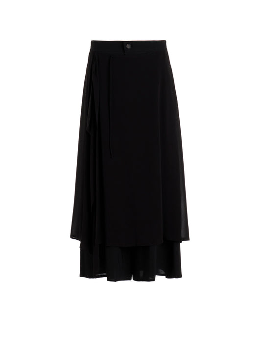 WOOL FLARED PANTS