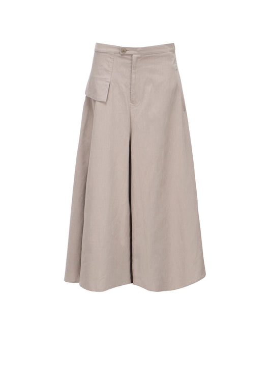 C/Li POPLIN FLARE PANTS