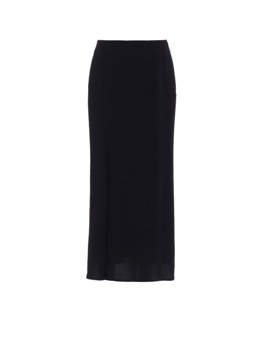 Ta/Pe CREPE DE CHINE DIAGONAL CUTTING LONG SKIRT