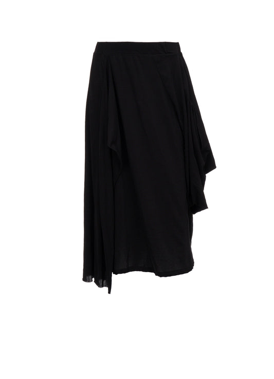 HIGH TWISTED SIINGLE JERSEY DRAPED SKIRT