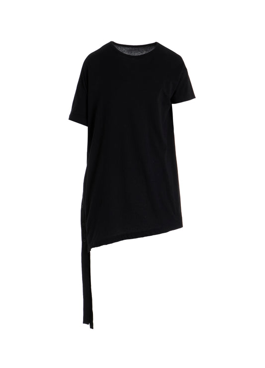 SOFT SINGLE JERSEY ASYMMETRIC SHORT SLV T B