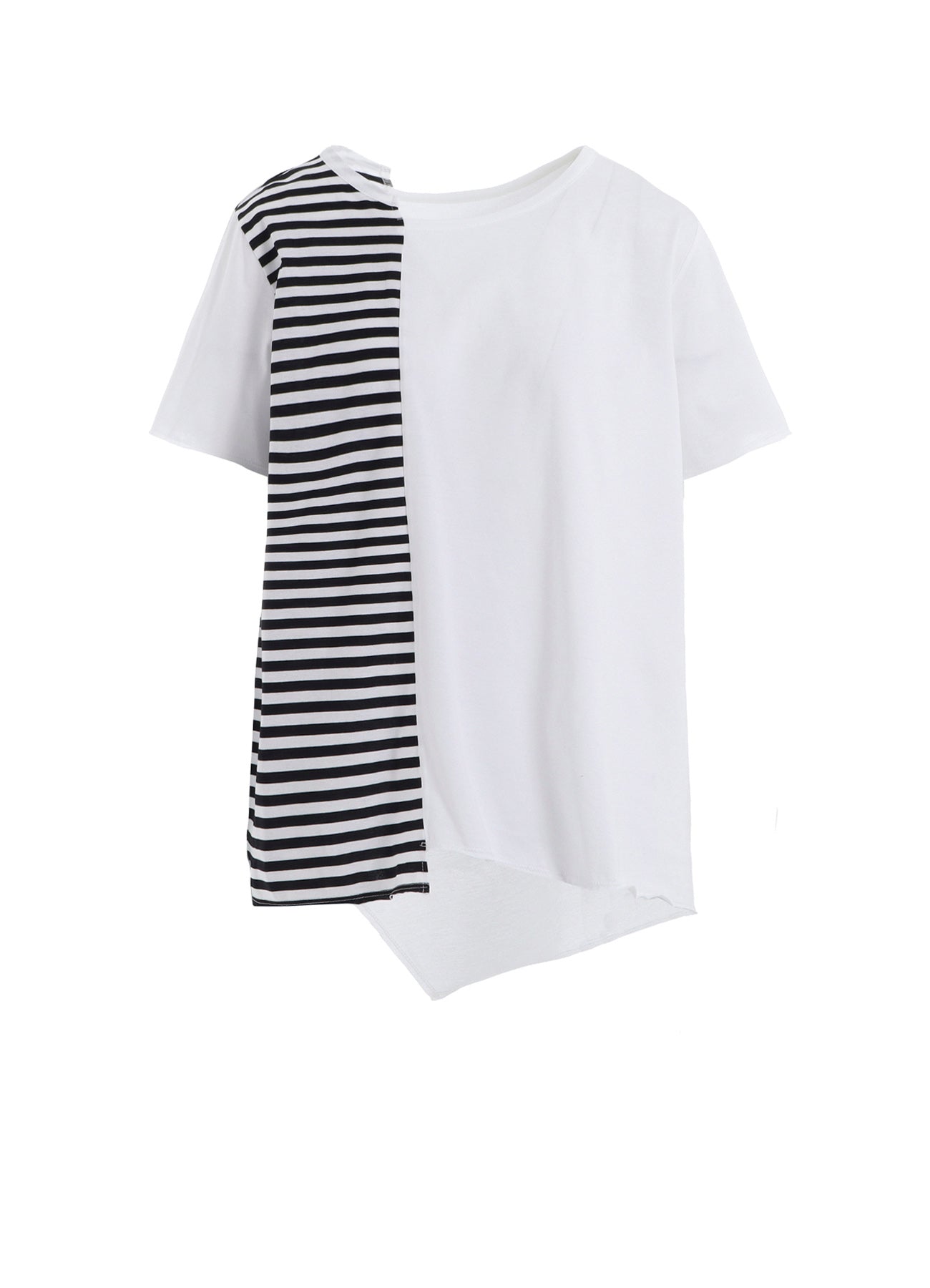 SILKET JERSEY PATTERN COMBI SHORT SLV T – THE SHOP YOHJI YAMAMOTO