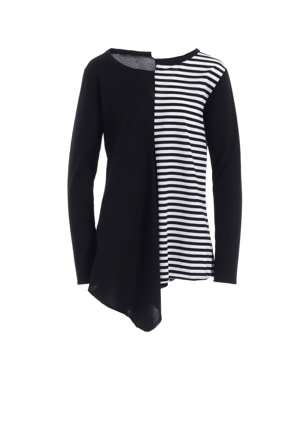 SILKET JERSEY PATTERN COMBI LONG SLV T – THE SHOP YOHJI YAMAMOTO