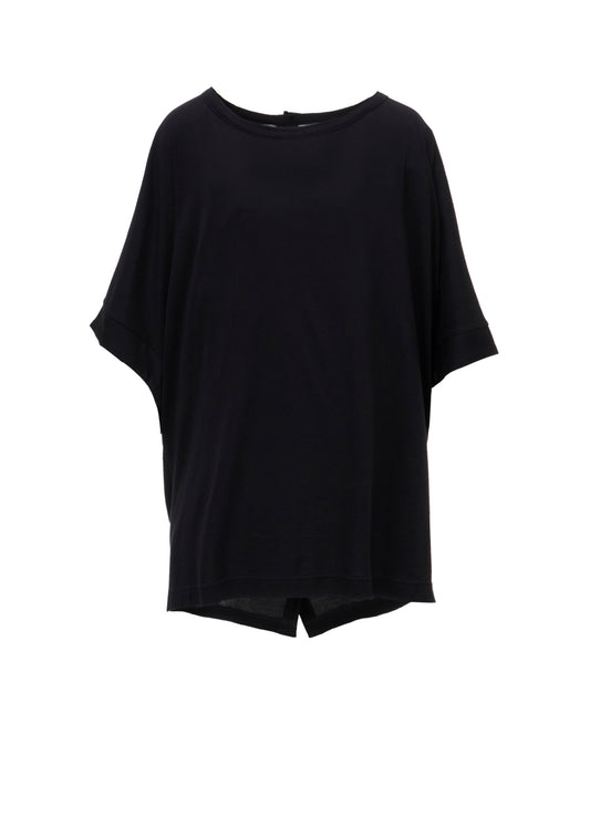 Short sleeve open back top