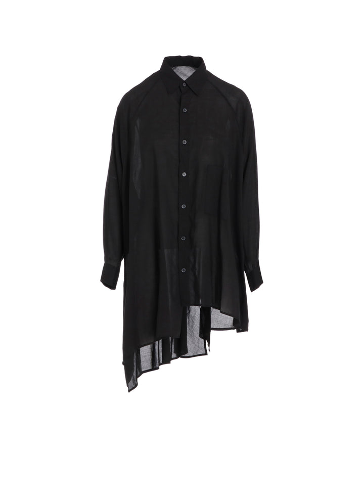 CELLULOSE LAWN RAGLAN LONG SLV BLOUSE