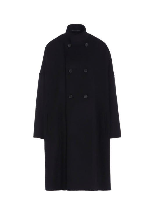 CASHMERA BEAVER STAND COLLAR COAT