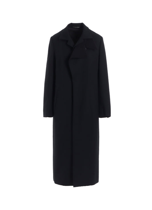 W/SAXONY  R DOUBLE LAYERED LONG COAT