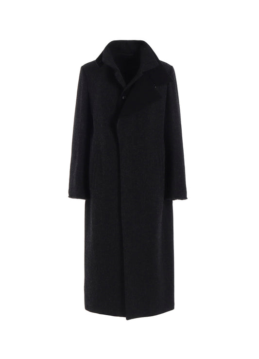 TWEED CLOTH R DOUBLE LAYERED LONG COAT