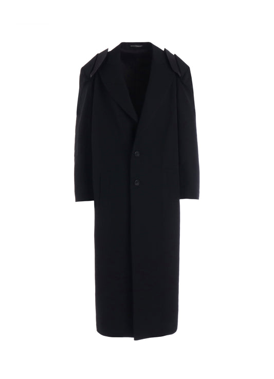 GABARDINE 2 LAYERED SHOULDER D COAT