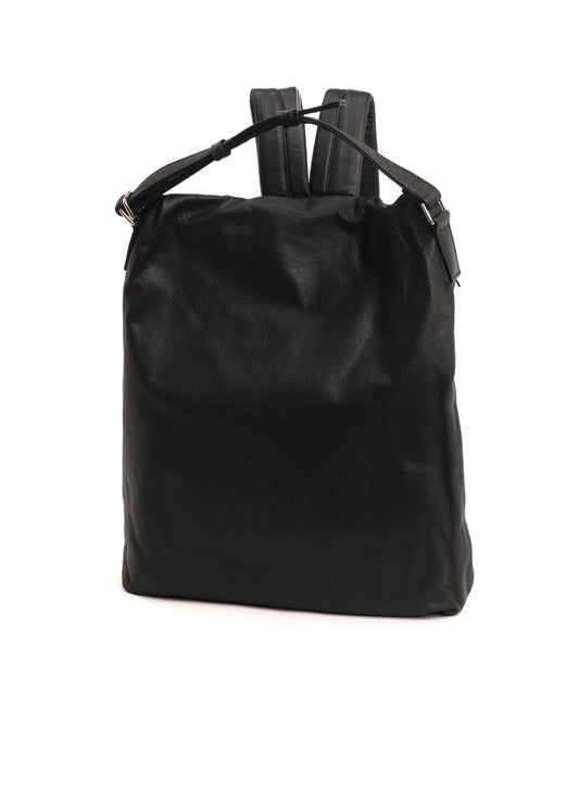GARMENT LEATHER SQUARE BACKPACK