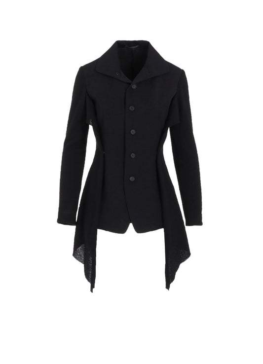 WOOL GABARDINE  COMBINATION JACKET