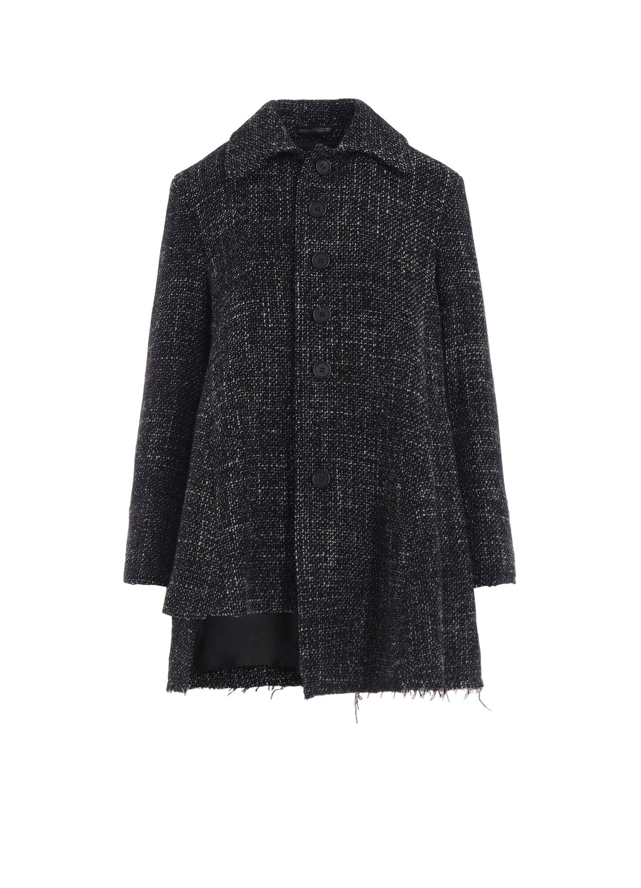 ジャケット・アウター yohji yamamoto 21aw tweed check coat Yohji Yamamoto AW21-22 LEATHER SILHOUETTE | Yohji Yamamoto