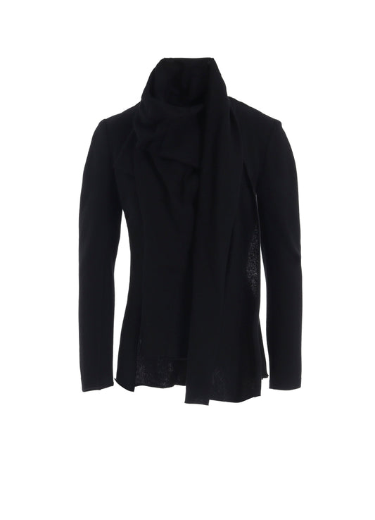 SOFT WOLLEN 1/14 STOLE DETAIL JACKET
