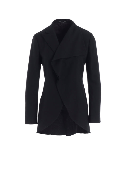 W/SAXONY  ASM ROUNDED HEM JACKET