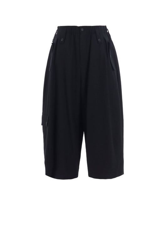W/SAXONY  FLAP D WIDE PANTS