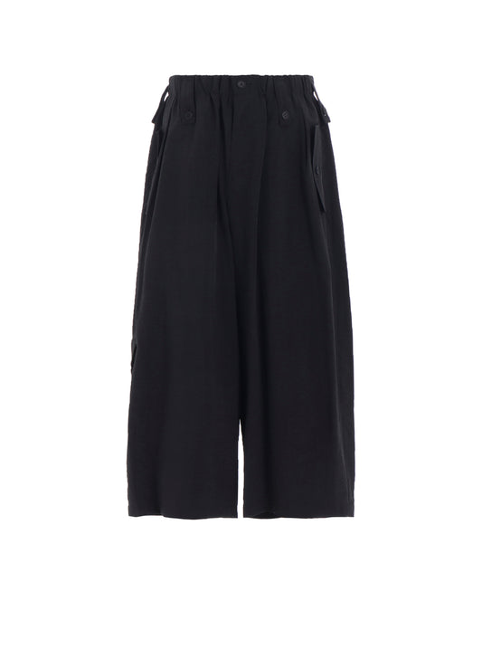 Ny/Si TAFFETA FLAP D WIDE PANTS