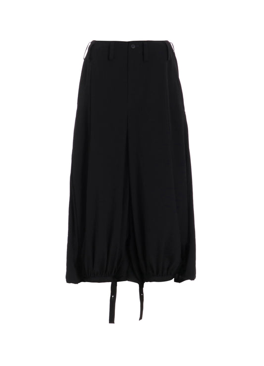 TA/PE CREPE DE CHINE F GATHERED PANTS