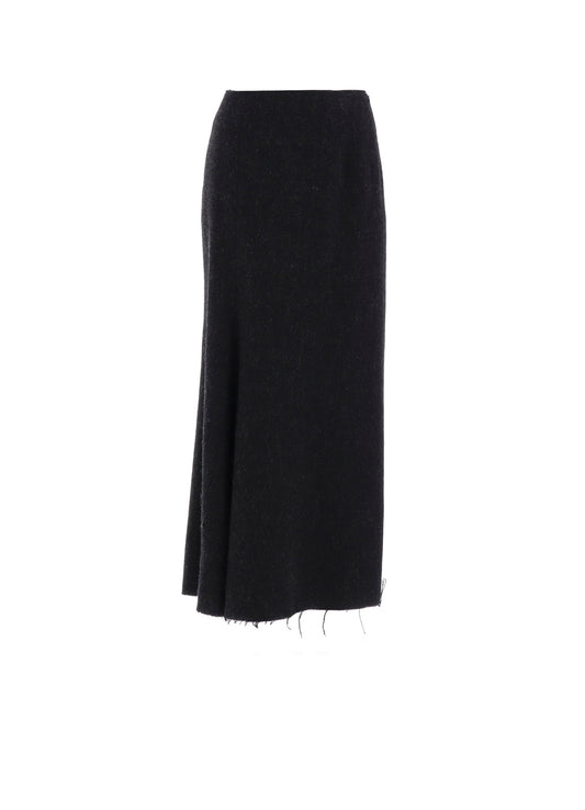 TWEED CLOTH LONG SKIRT