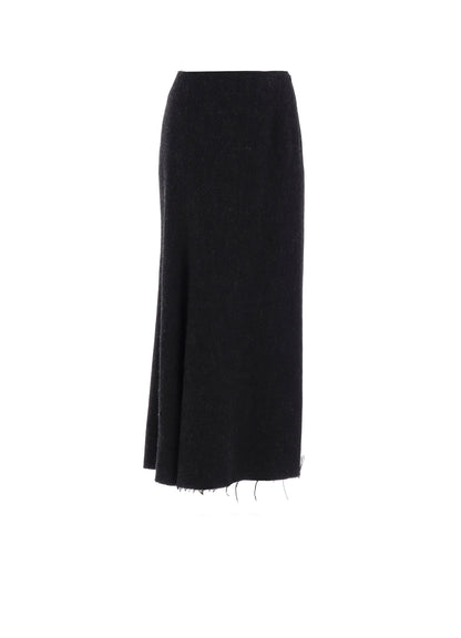 TWEED CLOTH LONG SKIRT