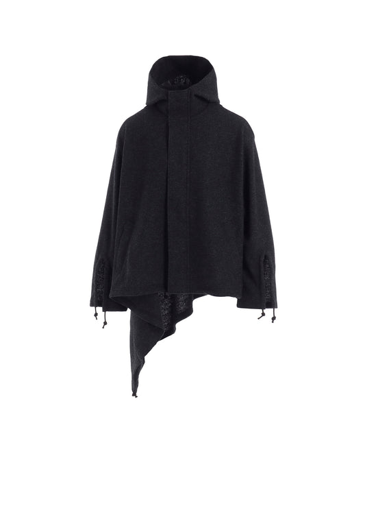 WOOLEN SINGLE JERSEY GATHERED PO B