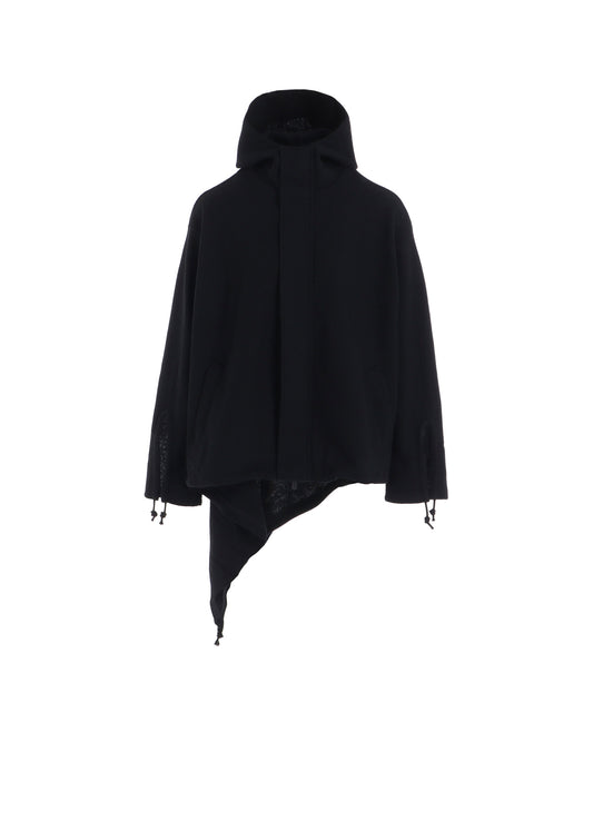 WOOLEN SINGLE JERSEY GATHERED PO B