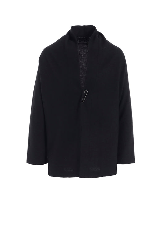 12G WOOLEN SINGLE LONG SLV CARDIGAN