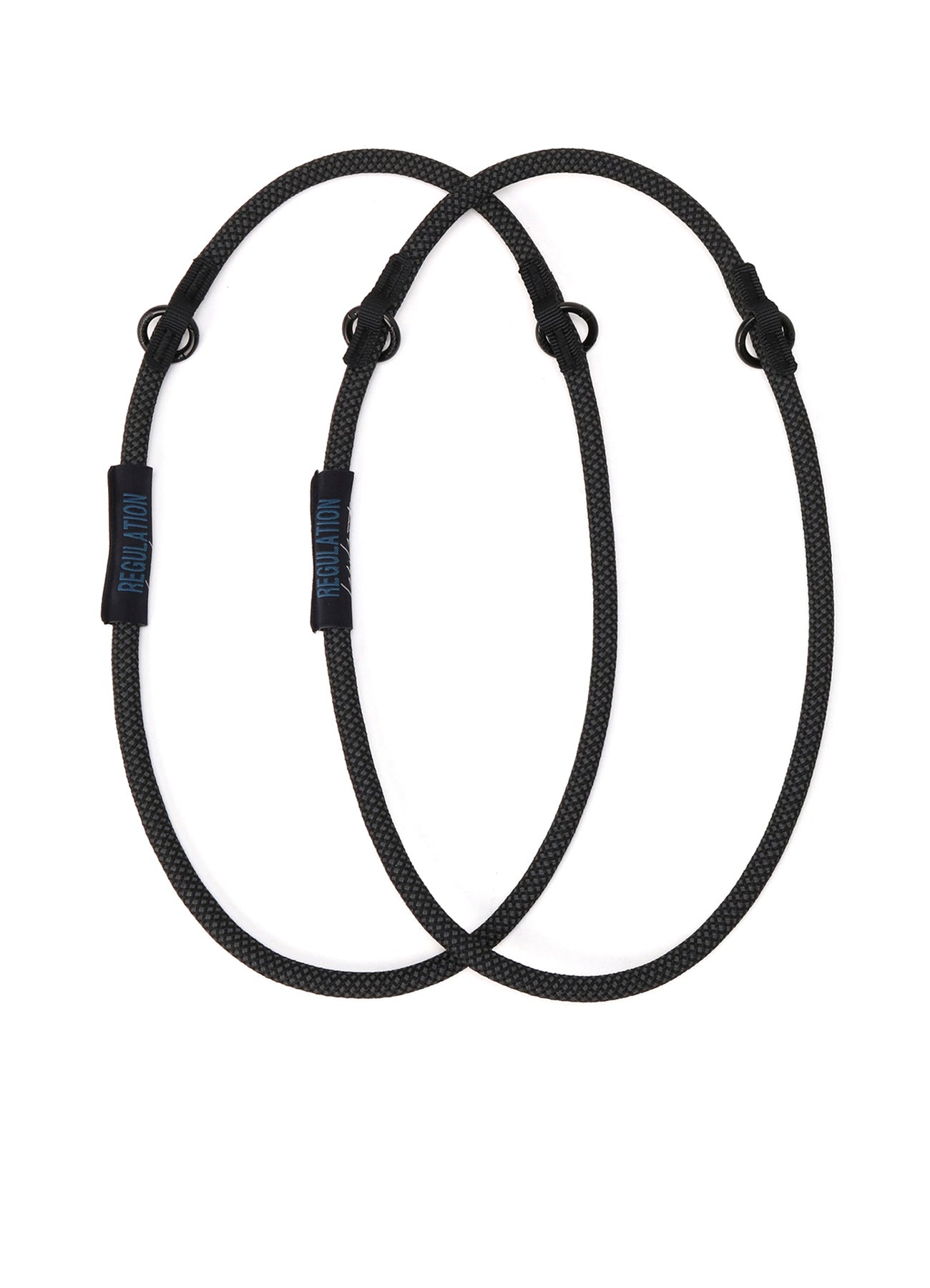 yohjiyamamoto pour homme／チョーカー L/BRASS/A Bounded Leather Choker(FREE SIZE Black): Yohji