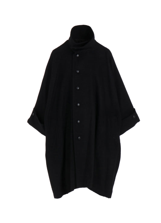 MELTON HIGH NECK COAT