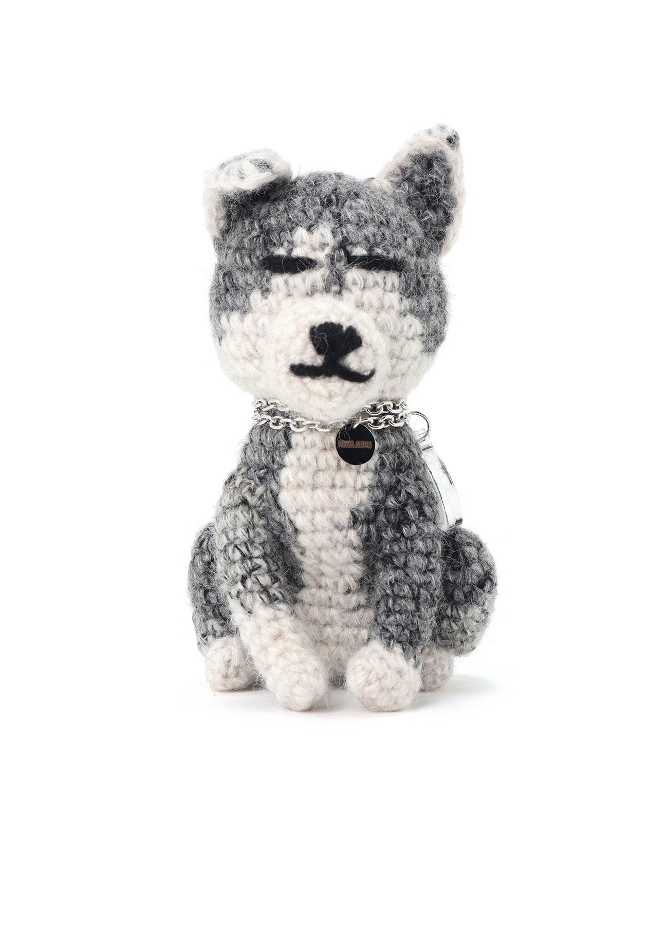 COMBINATION KNIT KNITTED KEY CHARM WITH CHAIN – THE SHOP YOHJI YAMAMOTO