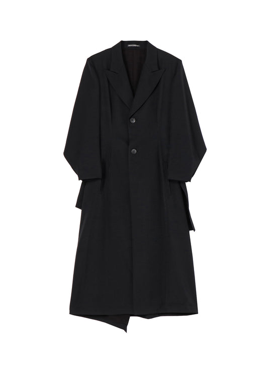 GABARDINE BOX SLV LONG JACKET