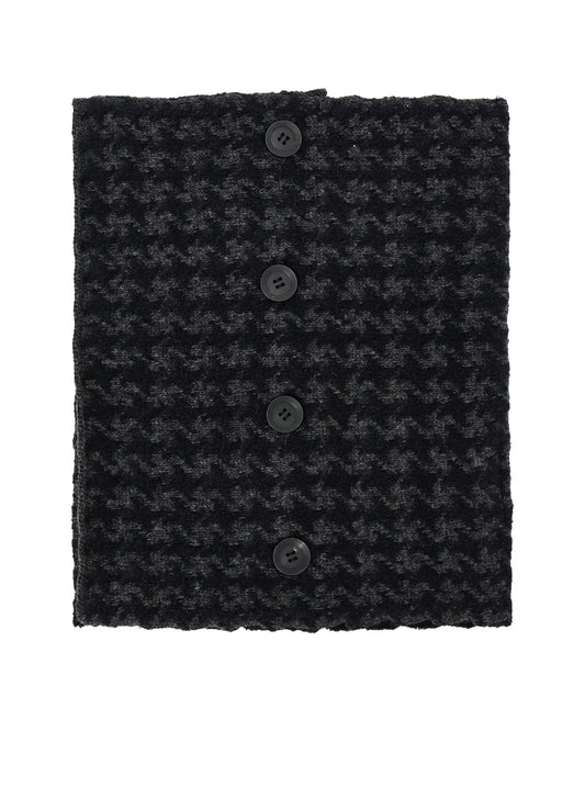 HOUNDSTOOTH L NECK WARMER