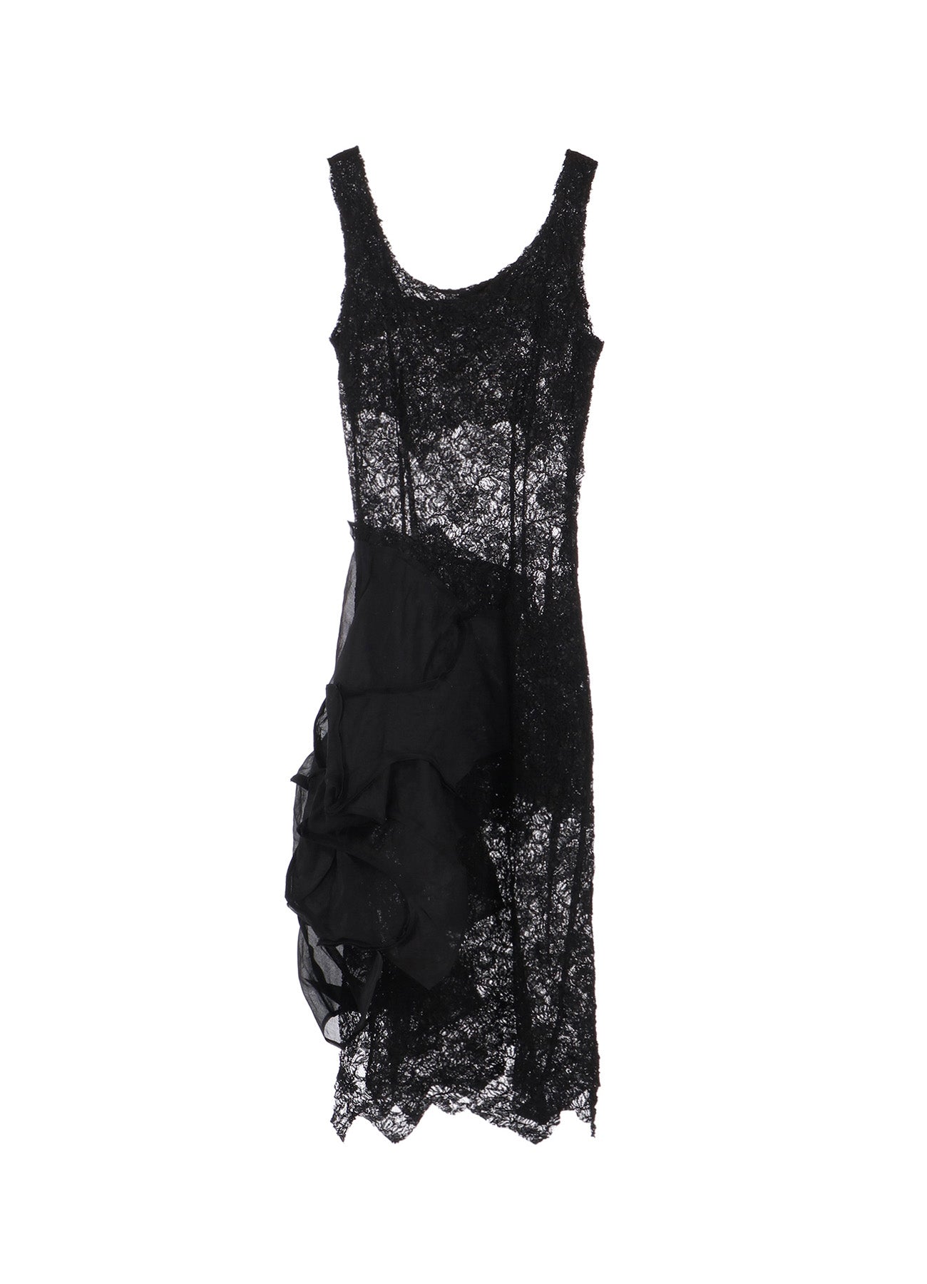LACE PANEL 3D DRESS – THE SHOP YOHJI YAMAMOTO