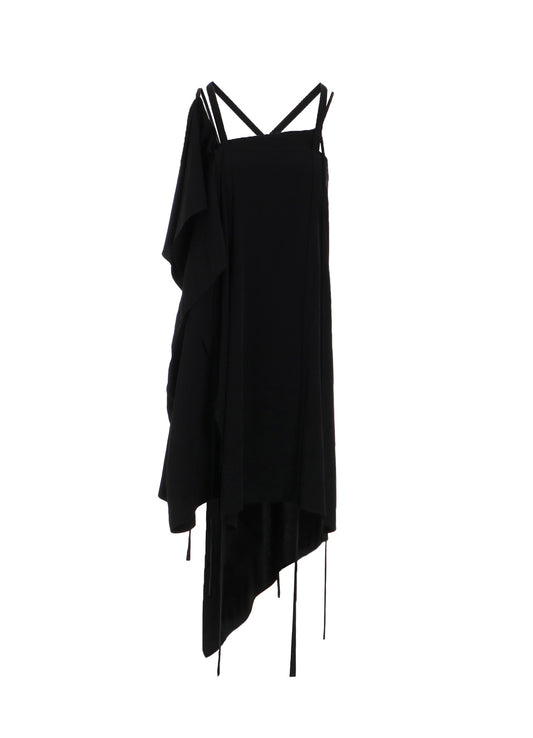 【1/11 10:00(JST) Release】TA/PE CREPE DE CHINE R DRAPED STRING DRESS