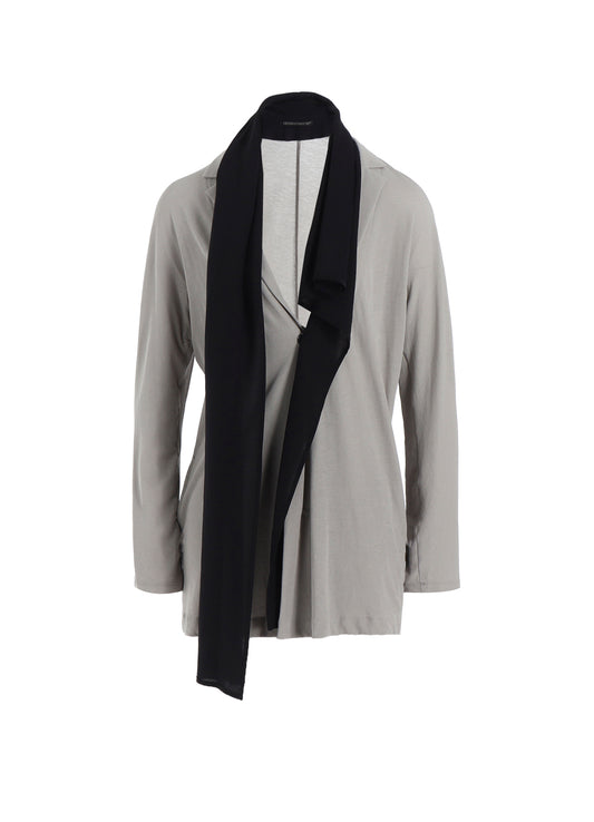 <010/1>+<101/3> STOLE COLLAR JACKET