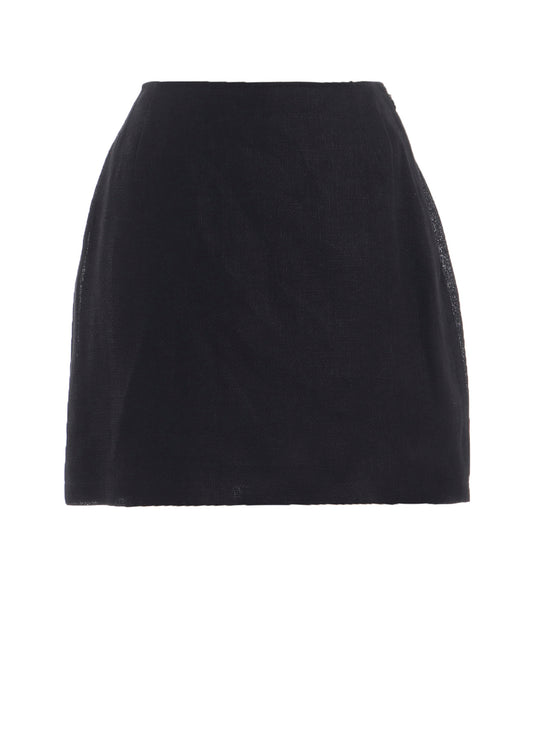 Li DOUBLE GAUZE BASIC MINI SKIRT