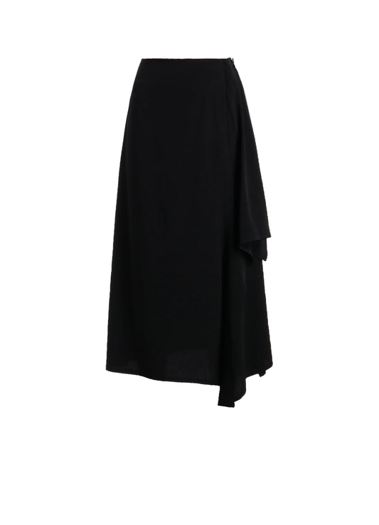 【1/11 10:00(JST) Release】TA/PE CREPE DE CHINE L DRAPED SKIRT