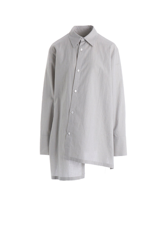 C/Li STRIPE ASYMMETRICAL BLOUSE