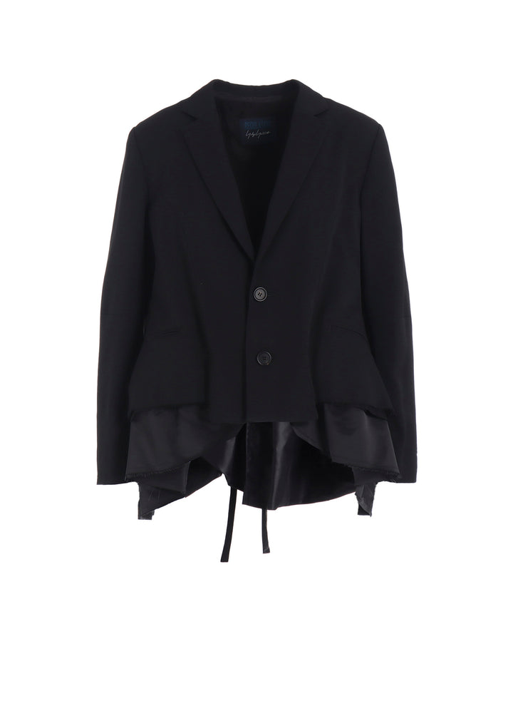 GABARDINE PEPLUM JACKET