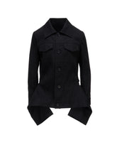 8oz DENIM SIDE ZIP JACKET