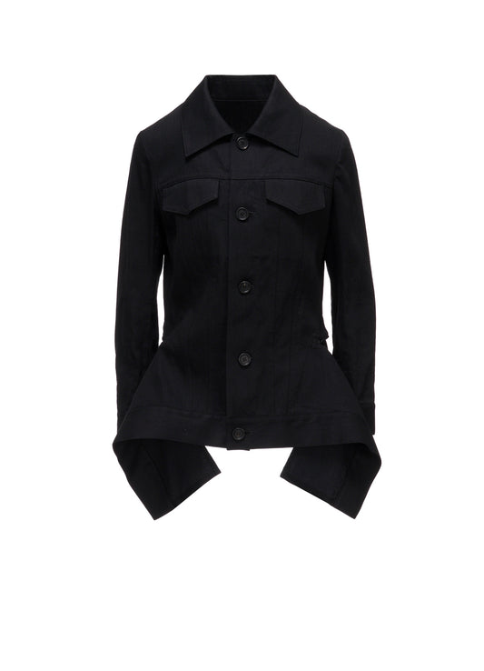 8oz DENIM SIDE ZIP JACKET