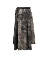 WALL PT UNBALANCED TUCK SKIRT