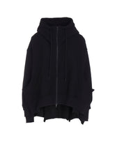 Liy/C FRENCH TERRY FLARED HOODIE
