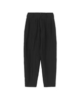 HIGH TWISTED GABARDINE LOW-RISE BASIC PANTS