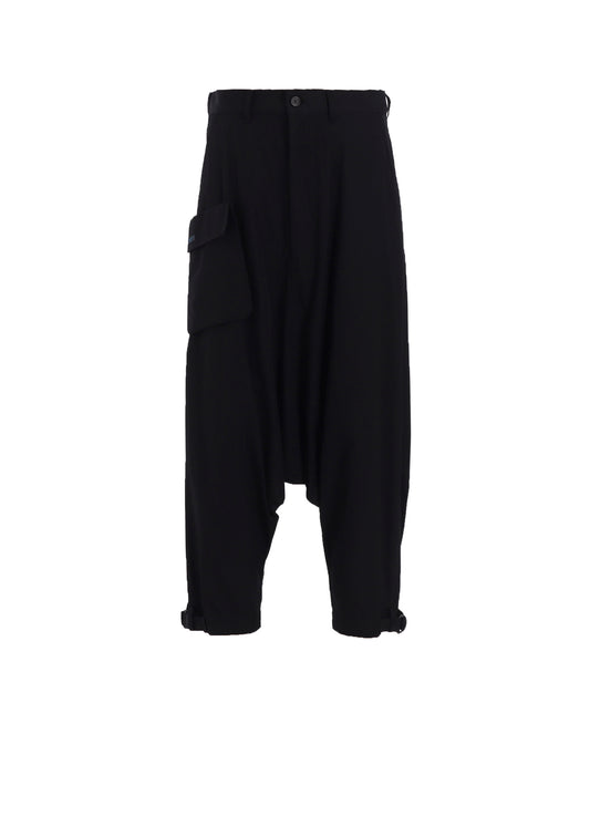 BROAD R-HEM BELTED SAROUEL PANTS