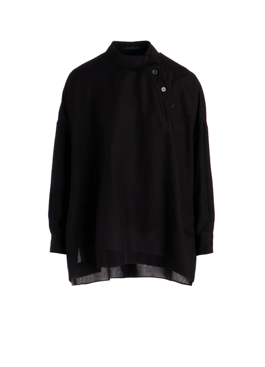 CELLULOSE POPLIN B PULLOVER BLOUSE