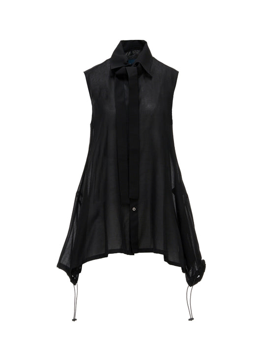 COTTON SLEEVELESS BLOUSE