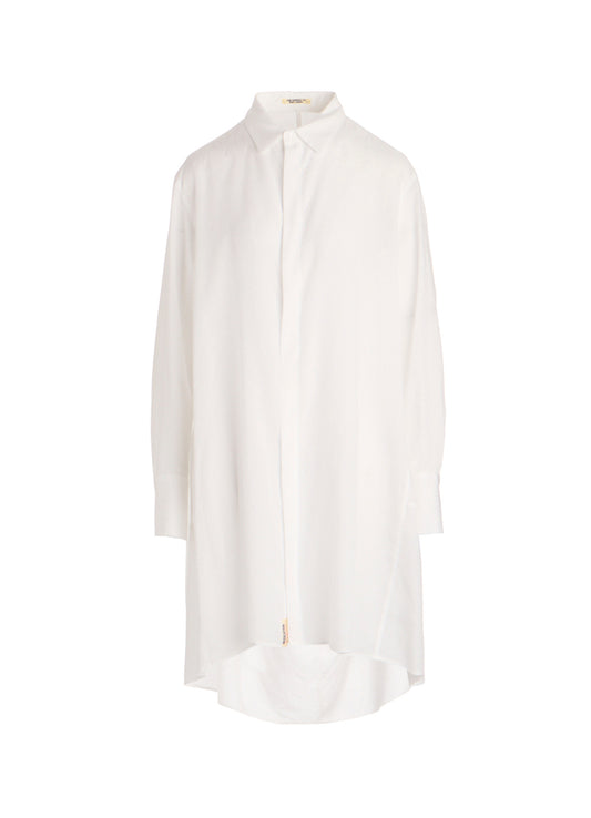 CELLULOSE POPLIN BACK FLARE SHIRT
